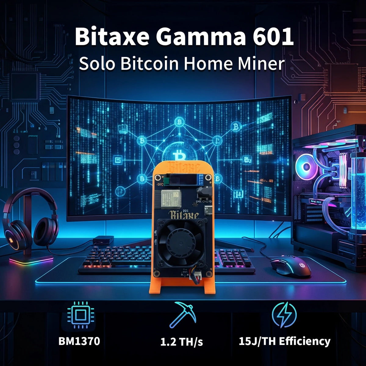 Mineur Bitcoin Compact et Puissant