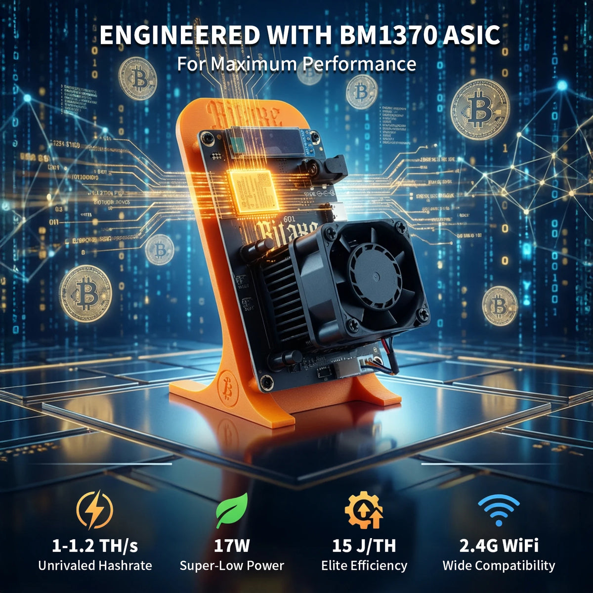 Mineur Bitcoin Compact et Puissant
